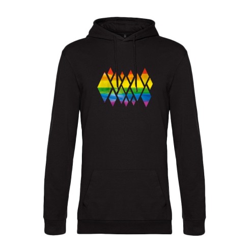 Rainbow Kristalle Sommer Hoodie