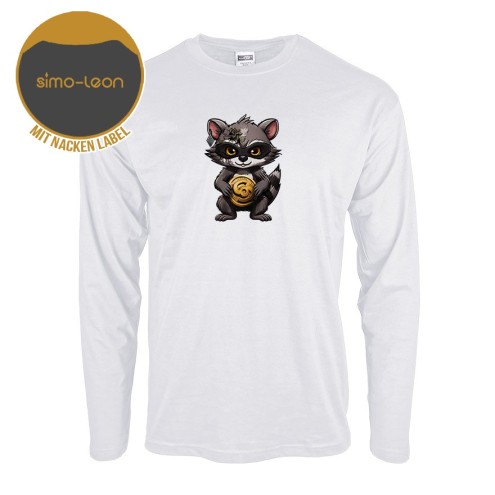 Simo-Leon Baumwoll Langarm Shirt
