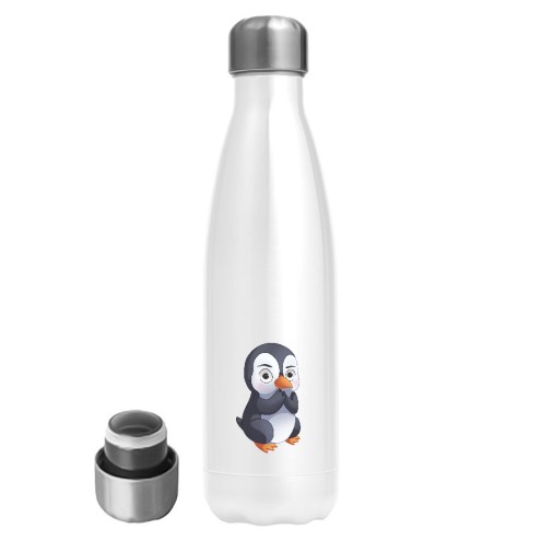 Stalker Pinguin Edelstahl Trinkflasche 500ml