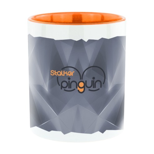 Stalker Pinguin Bi-Color Tasse orange