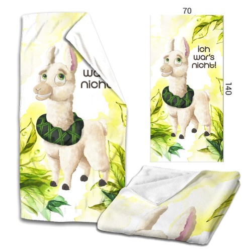 unschulds llama Microfaser Badetuch