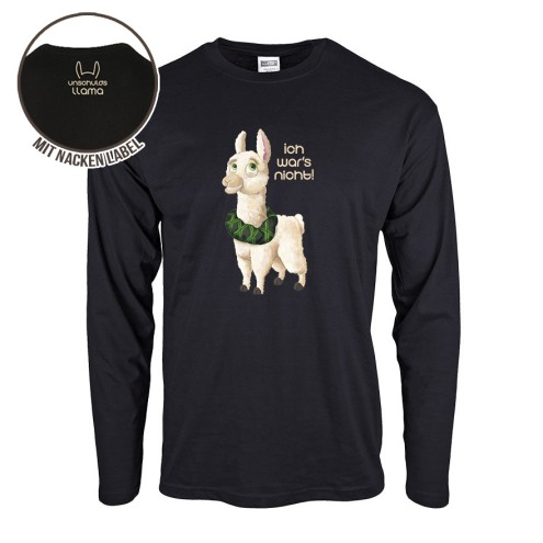 unschulds llama Baumwoll Langarm Shirt