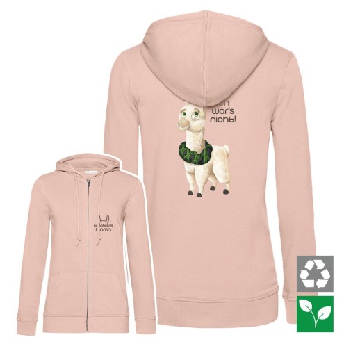unschulds llama Organic Zipped Hoodie women
