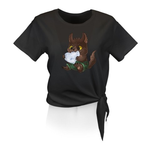 Kaugummitier WEREWOLF Knoten-T-Shirt