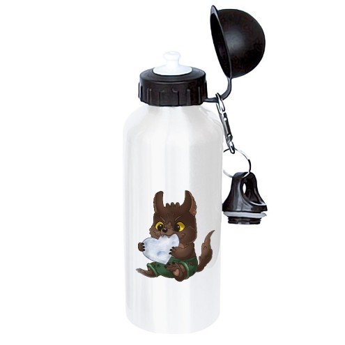 Kaugummitier WEREWOLF Alu-Trinkflasche