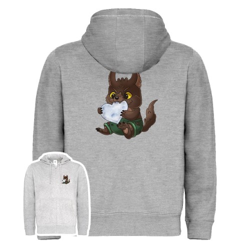 Kaugummitier WEREWOLF Basic Zipped Hoodie