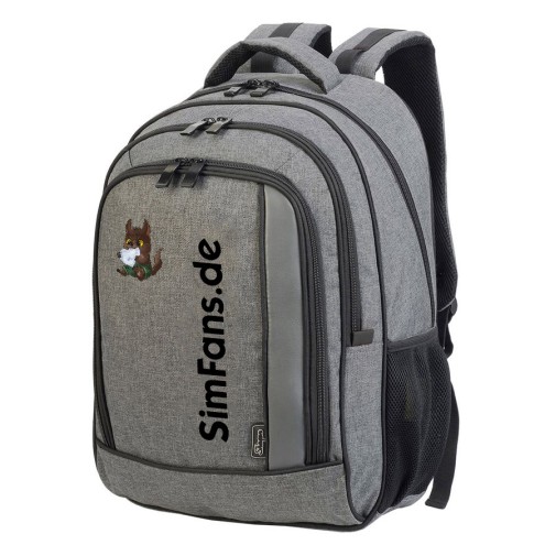 Kaugummitier WEREWOLF Laptop-Rucksack (Schulrucksack)
