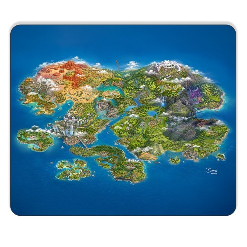Weltenkarte MousePad