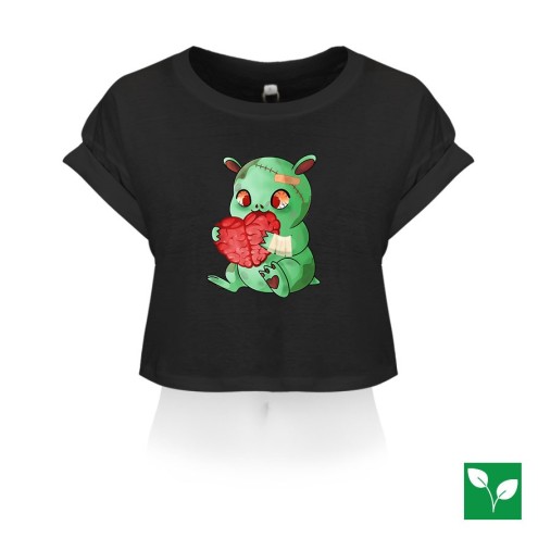 Kaugummitier ZOMBIE Edition Organic Crop T-Shirt women