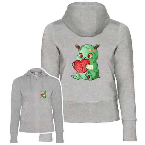 Kaugummitier ZOMBIE Edition Basic Zipped Hoodie women