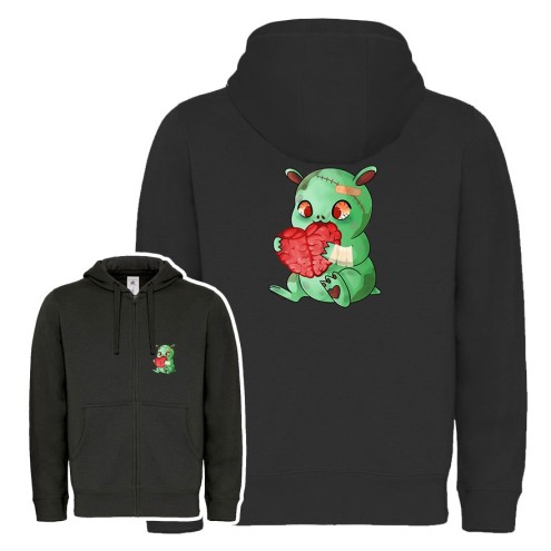 Kaugummitier ZOMBIE Edition Basic Zipped Hoodie