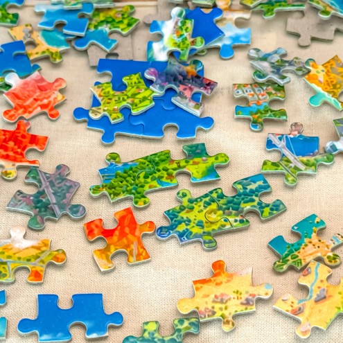 Weltenkarte Puzzle