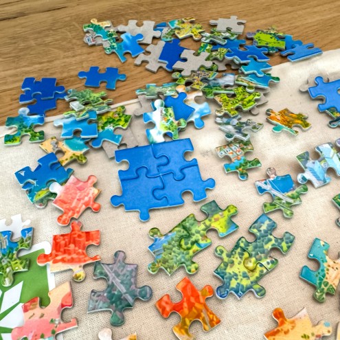 Weltenkarte Puzzle