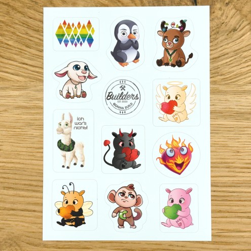 SimFans.de Stickerbogen