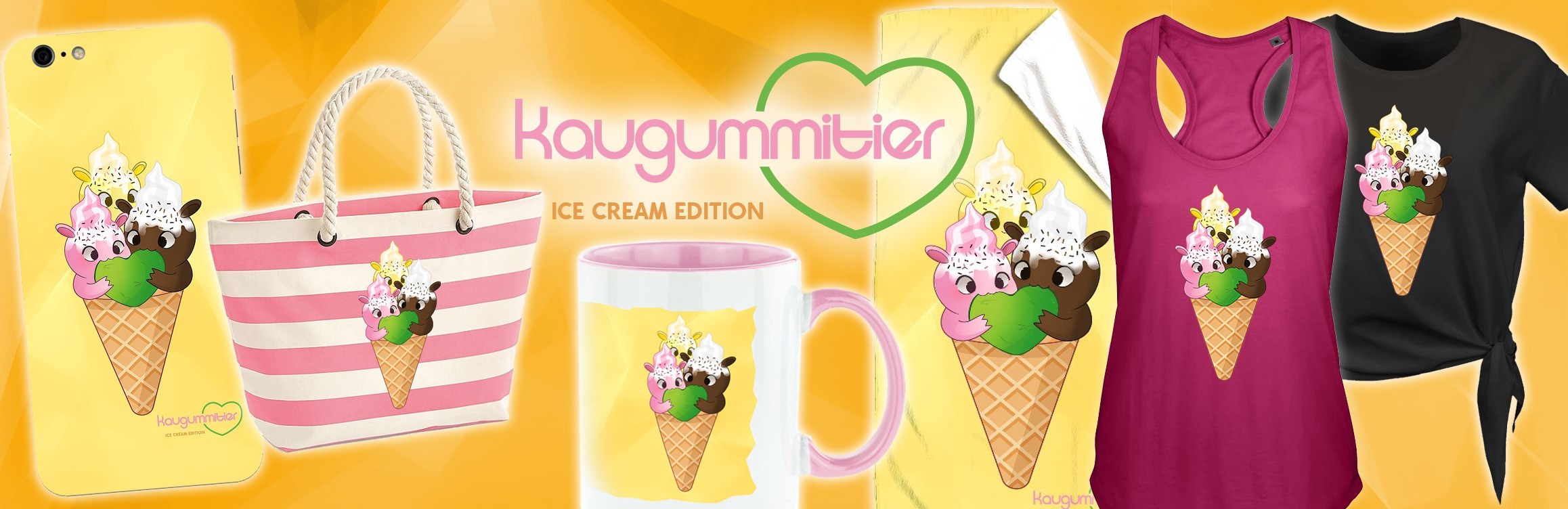 Kaugummitier Ice Cream Edition